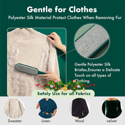 Pet Hair Remover for Clothes -Dog & Cat Hair Remover for Clothes-Better than Lint Rollers for Pet Hair, Lint Remover Brush, Lint from Clothing, Couch, Furniture, Bedding,Car