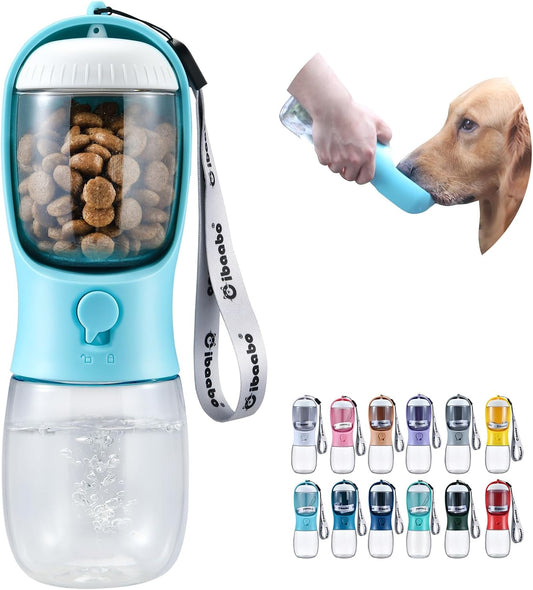 Ultimate Dog Water Bottle & Food Container - Perfect Portable Dispenser for Outdoor Adventures with Your Pup